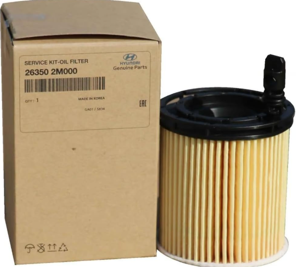 Filtro HYUNDAI FILTRO DE ACEITE  ORIGINAL HYUNDAI  26350-2M000 - Lubricentro Piloto